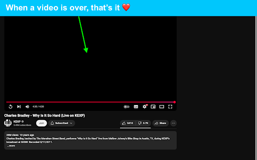Healthy YouTube  from Chrome web store to be run with OffiDocs Chromium online