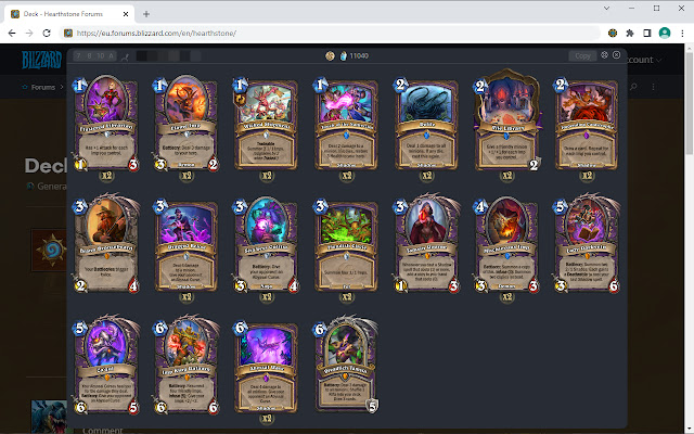 Hearthstone Decks Vision  from Chrome web store to be run with OffiDocs Chromium online