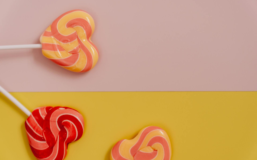 Heart Lollipops  from Chrome web store to be run with OffiDocs Chromium online
