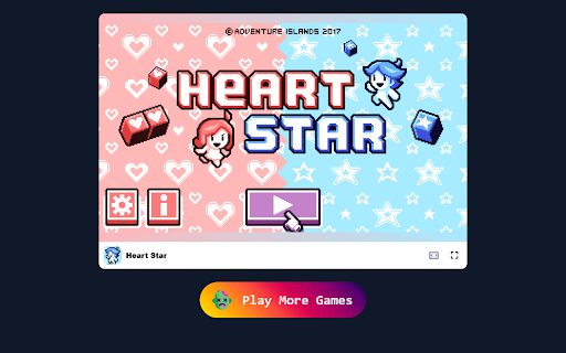 Heart Star Game Solve Puzzles with Dual Character Mechanics!  from Chrome web store to be run with OffiDocs Chromium online
