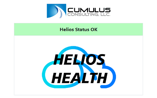 Helios Status  from Chrome web store to be run with OffiDocs Chromium online