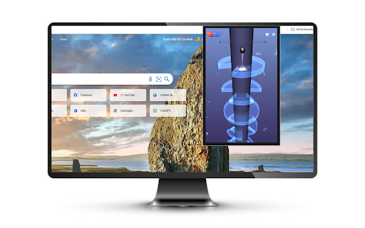 Helix Jump  from Chrome web store to be run with OffiDocs Chromium online