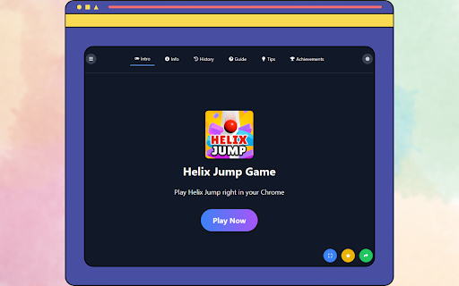 Helix Jump Game  from Chrome web store to be run with OffiDocs Chromium online