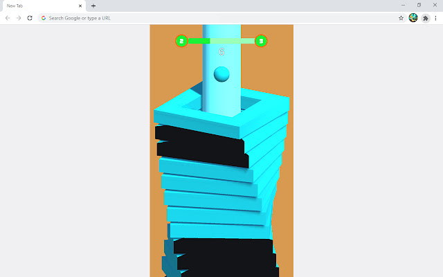 Helix Stack Ball Arcade Game  from Chrome web store to be run with OffiDocs Chromium online