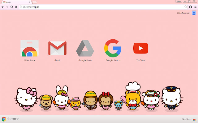 Hello Kitty and Friends  from Chrome web store to be run with OffiDocs Chromium online
