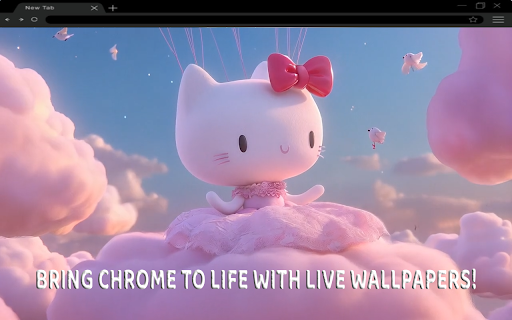 Hello Kitty Sky Adventure Live Wallpaper  from Chrome web store to be run with OffiDocs Chromium online