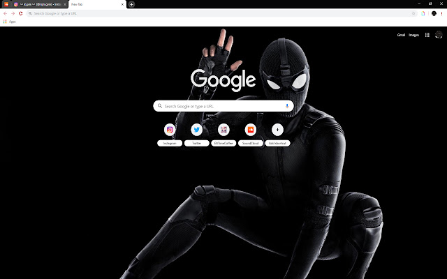 HELLO Spider Man | BLACK AND WHITE THEME ART  from Chrome web store to be run with OffiDocs Chromium online