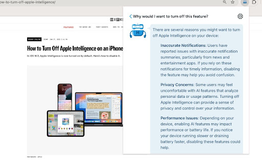 Helpful  from Chrome web store to be run with OffiDocs Chromium online