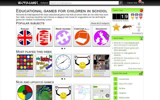 Helpful Games  from Chrome web store to be run with OffiDocs Chromium online