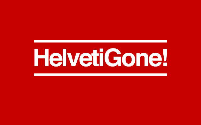 HelvetiGone  from Chrome web store to be run with OffiDocs Chromium online