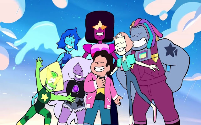 Here We Are Steven Universe Future Theme  from Chrome web store to be run with OffiDocs Chromium online