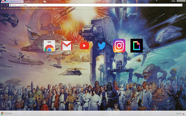 Heroes and villains of the Star Wars 2017  from Chrome web store to be run with OffiDocs Chromium online