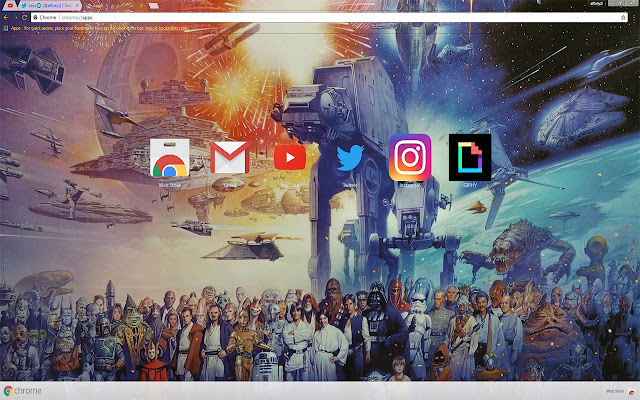 Heroes and villains of the Star Wars 2017  from Chrome web store to be run with OffiDocs Chromium online