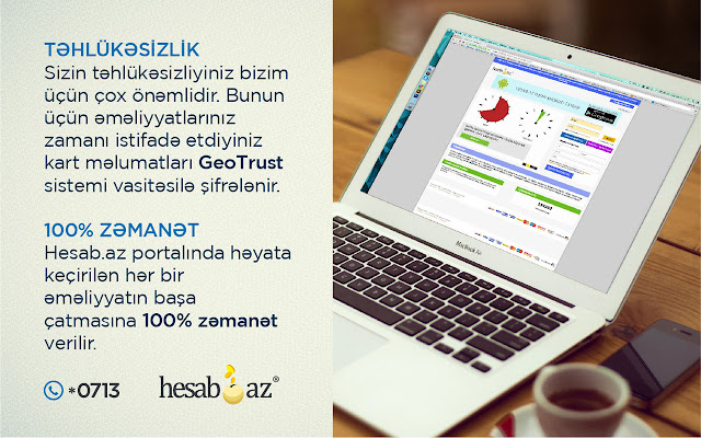 Hesab.az by GoldenPay  from Chrome web store to be run with OffiDocs Chromium online