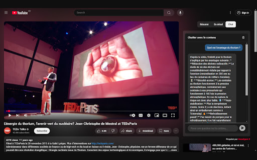 Hexadigest Résumé YouTube  from Chrome web store to be run with OffiDocs Chromium online