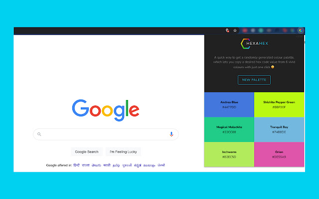 Hexahex mula sa Chrome web store na tatakbo sa OffiDocs Chromium online