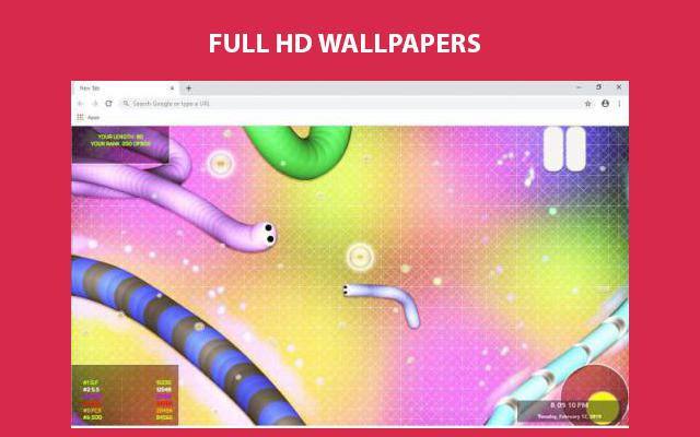 Hexar.io Wallpapers and New Tab  from Chrome web store to be run with OffiDocs Chromium online