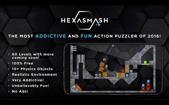 Hexasmash  from Chrome web store to be run with OffiDocs Chromium online