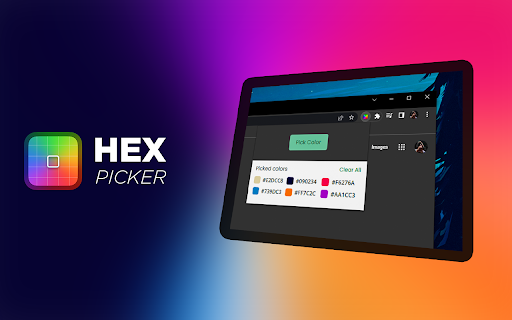 Hex Picker  from Chrome web store to be run with OffiDocs Chromium online