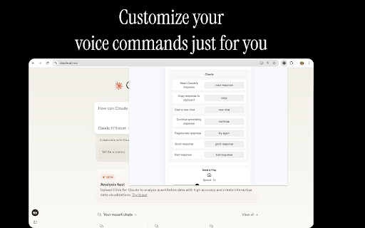 hey jerry: voice mode for Claude  from Chrome web store to be run with OffiDocs Chromium online