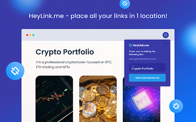 Heylink.me  from Chrome web store to be run with OffiDocs Chromium online