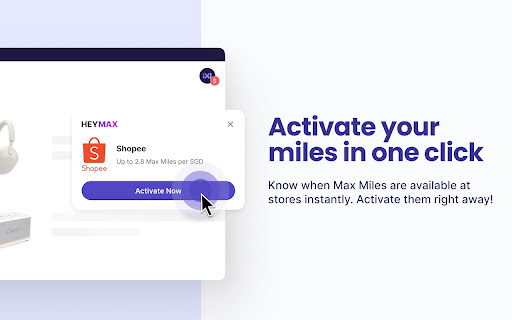 heymax double your miles  from Chrome web store to be run with OffiDocs Chromium online