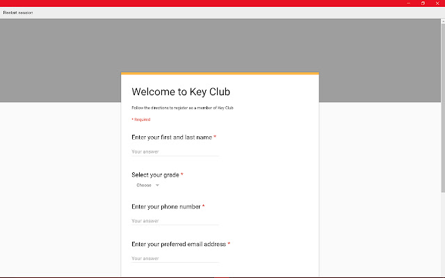 HHS Key Club  from Chrome web store to be run with OffiDocs Chromium online