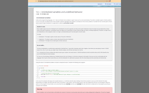 Hide ads on learncpp.com  from Chrome web store to be run with OffiDocs Chromium online
