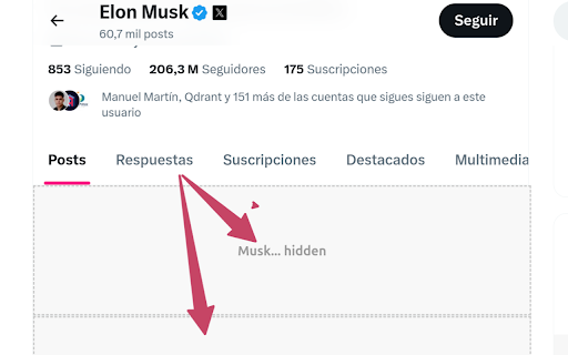 Hide Elon Musk PLEASE  from Chrome web store to be run with OffiDocs Chromium online