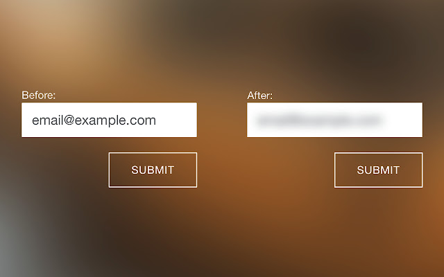 Hide Input  from Chrome web store to be run with OffiDocs Chromium online