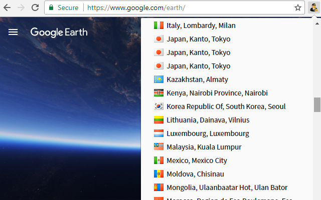Hide My IP  from Chrome web store to be run with OffiDocs Chromium online