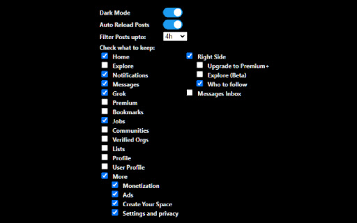 HideMyX  from Chrome web store to be run with OffiDocs Chromium online