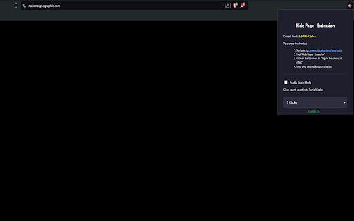 Hide Page  from Chrome web store to be run with OffiDocs Chromium online