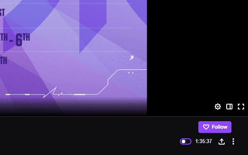Hide Twitch live viewer count  from Chrome web store to be run with OffiDocs Chromium online