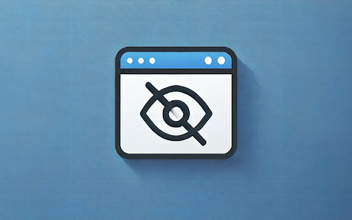 Hide Web Page Overlay Layer  from Chrome web store to be run with OffiDocs Chromium online