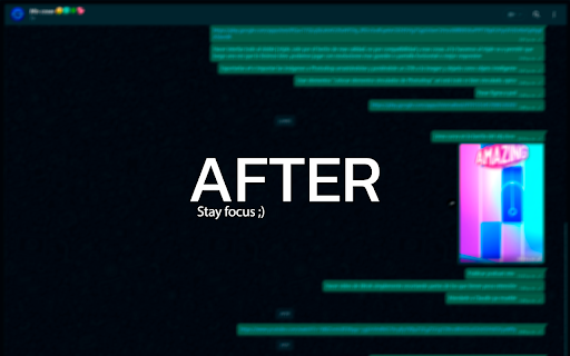 Hide WhatsApp Web Chats  from Chrome web store to be run with OffiDocs Chromium online