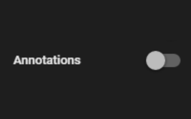 Hide YouTube Annotations from Chrome web store to be run with OffiDocs Chromium online Hide YouTube Annotations from Chrome web store to be run with OffiDocs Chromium online