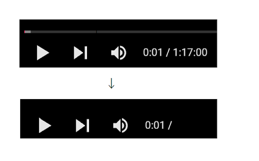 Hide YouTube Progress  from Chrome web store to be run with OffiDocs Chromium online