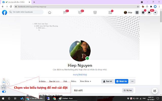 HiFB Auto Like Dạo Tăng tương tác facebook  from Chrome web store to be run with OffiDocs Chromium online
