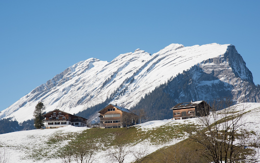 High houses under the mountains  from Chrome web store to be run with OffiDocs Chromium online