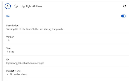 Highlight All Links  from Chrome web store to be run with OffiDocs Chromium online