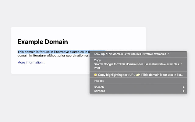 Highlighted Text Link Generator  from Chrome web store to be run with OffiDocs Chromium online