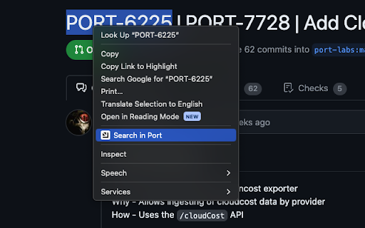 Highlight Search in Port  from Chrome web store to be run with OffiDocs Chromium online