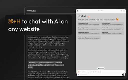 Highlight X | AI Chat with Ollama, Local AI, Open AI, Claude, Gemini  more  from Chrome web store to be run with OffiDocs Chromium online