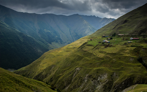 High mountain village  from Chrome web store to be run with OffiDocs Chromium online