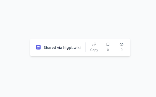 HiGPT: Share your ChatGPT prompts and answers  from Chrome web store to be run with OffiDocs Chromium online
