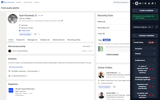 Hikari Extension  from Chrome web store to be run with OffiDocs Chromium online
