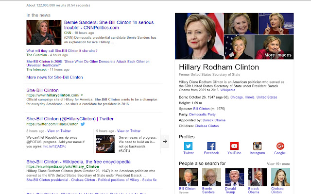 Hillary to She Bill  from Chrome web store to be run with OffiDocs Chromium online