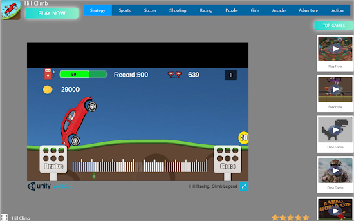Hill Climb Racing: Play Online  from Chrome web store to be run with OffiDocs Chromium online