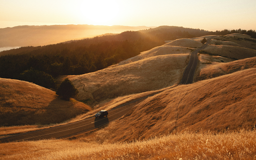 Hills at Sunset  from Chrome web store to be run with OffiDocs Chromium online